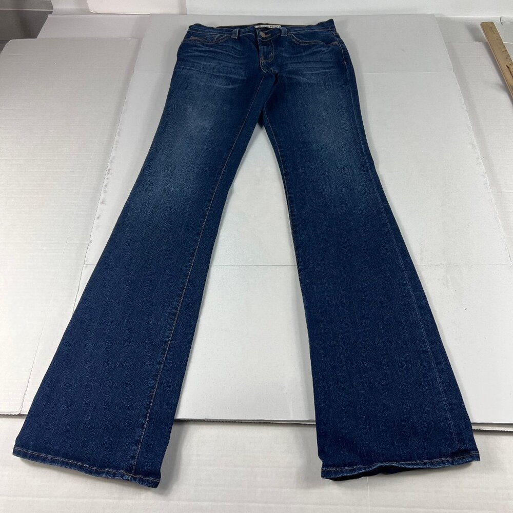 J Brand Jeans Women's 29x32* Mayflower Boot Cut Low Rise Dark Blue Denim Tag 26